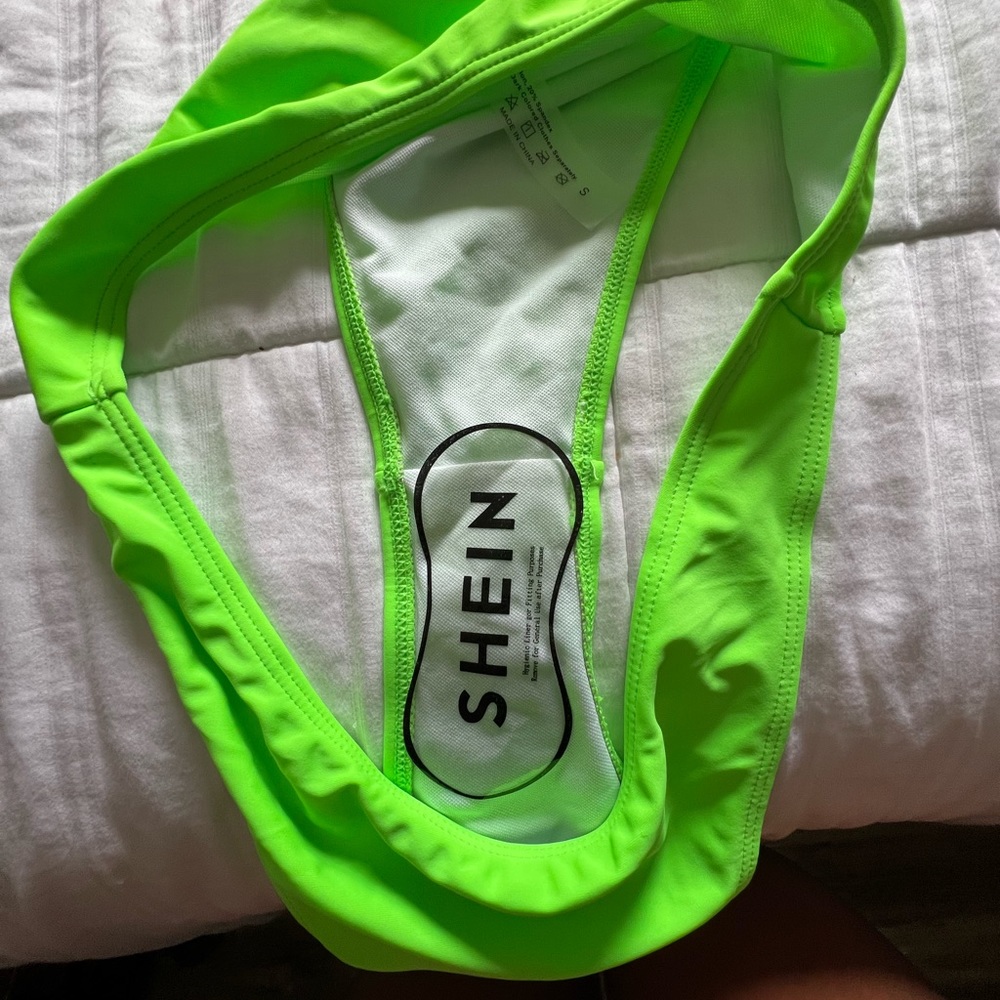 Solid High Cut Bikini - image 2